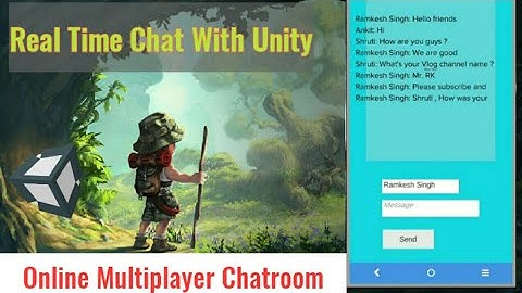 How to Build Realtime ChatRoom with Unity By Using PubNub?