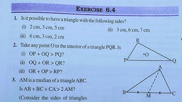 Class 7th maths l Exercise 6.4 l Chapter 6 l The Triangle and its properties l Ncert l Solution