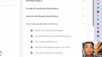 🔥 KHÓA HỌC LẬP TRÌNH NODE.JS TỪ CƠ BẢN ĐẾN NÂNG CAO