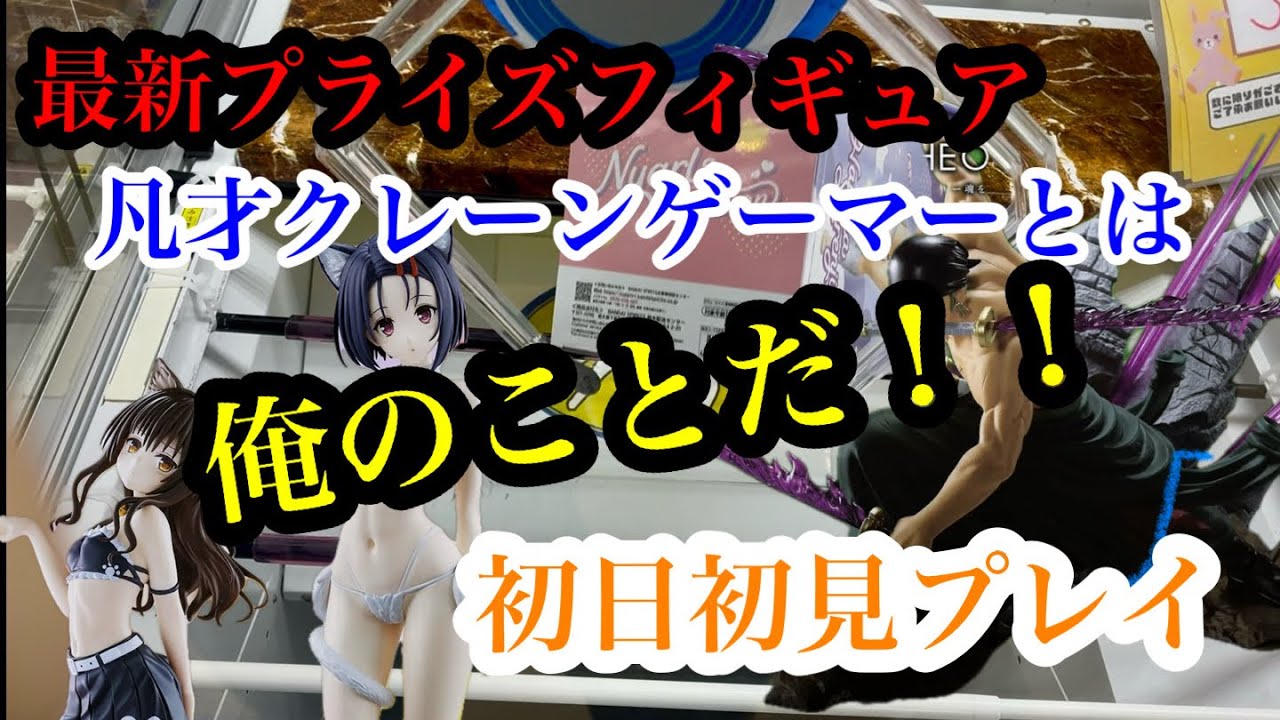 【クレーンゲーム】最新プライズフィギュア　トレトレ倉庫で実践