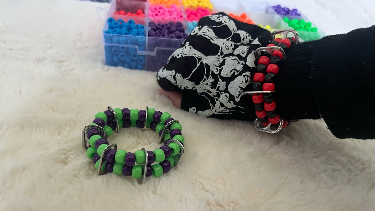 kandi soda tab cuff tutorial ^_^