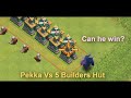 Can Pekka Win Vs 5 Battle Builders?