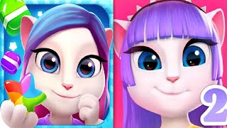 My Talking Angela 2 VS TALKING ANGELA COLOR SPLASH Android iOS Gameplay 2021 screenshot 3