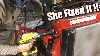 Replacing Deck Lever Release Pin on Ferris Z2