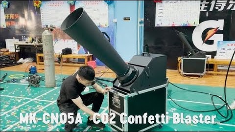 MK-CN05A CO2 Confetti Blaster | DMX Confetti Machine