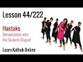 Explanation and demonstration in dugun  adding hastak movement to vocabulary  lesson 44222