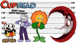 Cuphead Size Comparison | Biggest Characters of Cuphead Movie