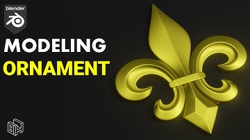Blender Ornament 3D Modeling Tutorial (day-07)
