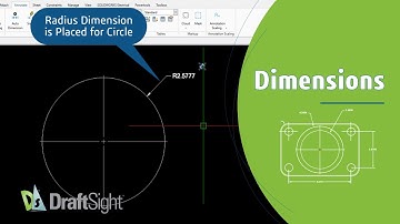 Create Radius Dimensions for a Circle Using Smart Dimension
