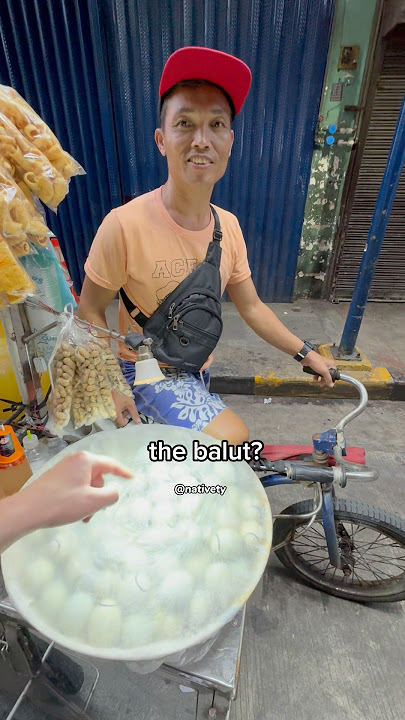 $0.50 balut 🐣 #balut #streetfood