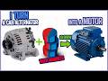 How To Make 10KW HIGH EFFICIENCY Brushless Motor From Old Alternator