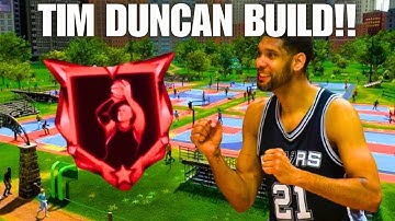 THE BEST TIM DUNCAN BUILD IN 2K26!!