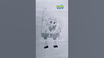 How To Draw Spongebob Sketch Drawing For Beginners Step by Step #drawdaily #spongebob  #2BpencilUse