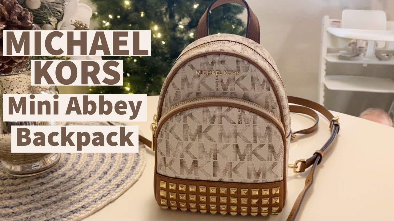 MICHAEL KORS | Mini Abbey Backpack | What Fits - YouTube