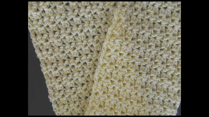 Beautiful Easy Crunch Shell Stitch Scarf Video