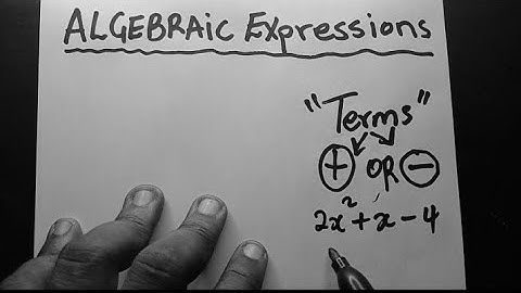 Grade 9 Algebraic Expressions Term 2(2024) @joytacademy (Must Watch)