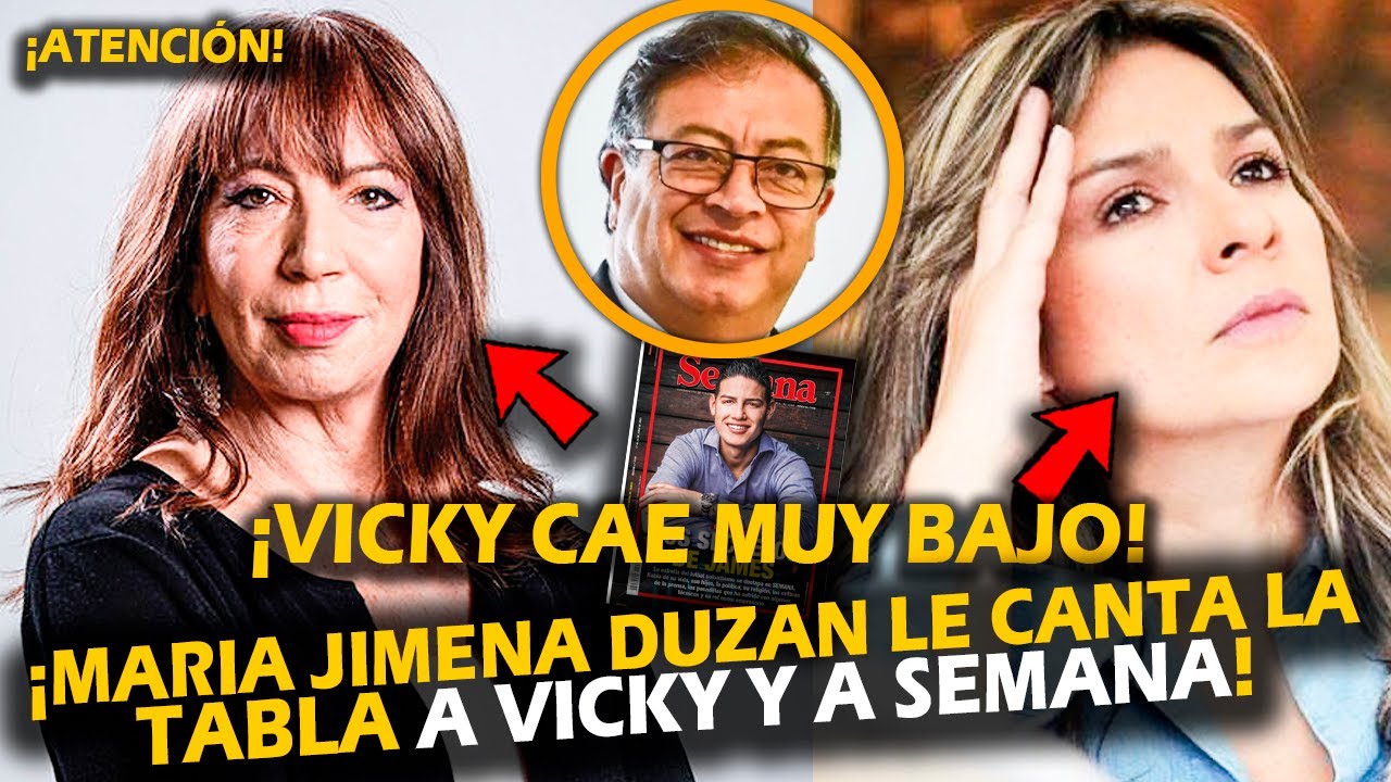 ATENCIÓN! VICKY C4E MUY BAJ0 / MARÍA JIMENA DUZAN LE CANTA LATABLA A VICKY  Y A SEMANA 