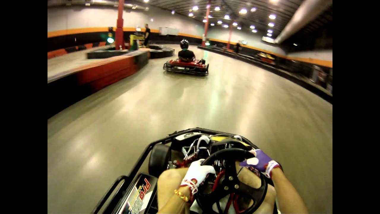 Pro Kart racing indoor at Burnsville MN 72614 YouTube