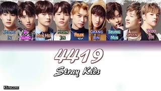Stray Kids - 4419 | Sub (Han - Rom - English) Color Coded Lyrics