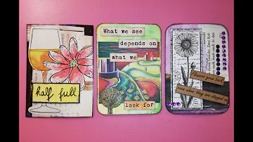 Creating ATC cards - Starving Emma