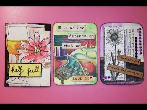 Creating ATC cards - Starving Emma