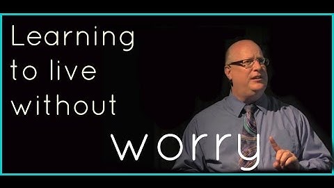 How to Live Without Worry | Pastor RC Wilkinson | Open Door OC