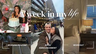 WEEK IN MY LIFE- Announcement, errands, event, date night, & workout!