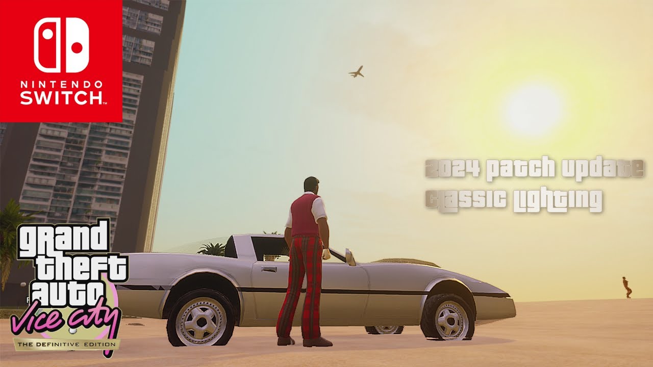 Grand Theft Auto Vice City Definitive Edition - 2024 Patch Update - Nintendo Switch Gameplay