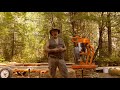 Sawing Lumber for a Porch on my Off Grid Log Cabin