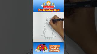 How To Draw Squid Game Doll From Red Light Green Light #drawingtutorial #squidgame #shorts