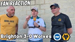 DISCONNECTED 😔 Brighton 3-0 Wolves Instant Fan Reaction | Premier League