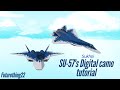 (Old) Sukhoi Su-57 Digital Camo Tutorial (Roblox Build a Boat for Treasure)