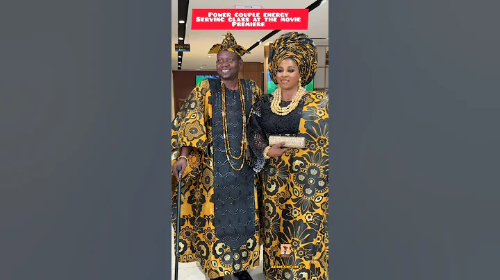 Mide Martins And Husband Afeez Didn't Come To Play At His Movie Premiere