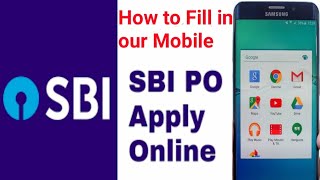 #SBI #PO How to Apply online in our Mobile screenshot 1