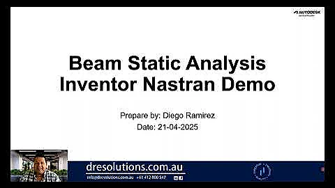 Introduction to Inventor Nastran Static Analysis Demo Series