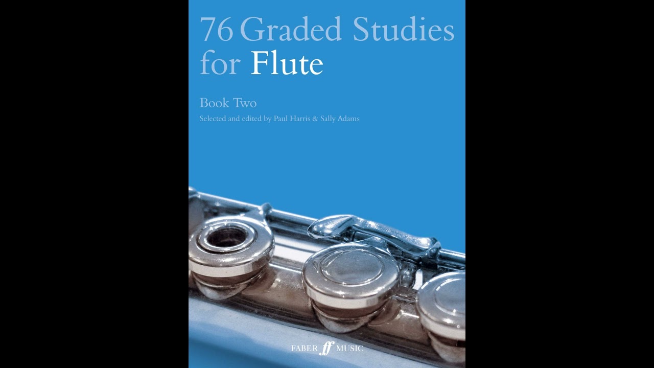 76 Graded Studies for Flute [Book 2] : No.57 by Johann Sebastian Bach