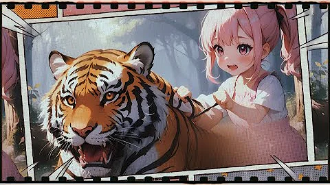 《這奶爸太硬核，讓閨女去抓蛇》三歲小萌娃野生萌虎都敢打，不僅敢敲虎的腦袋，更敢摸老虎的屁股！ - 天天要聞