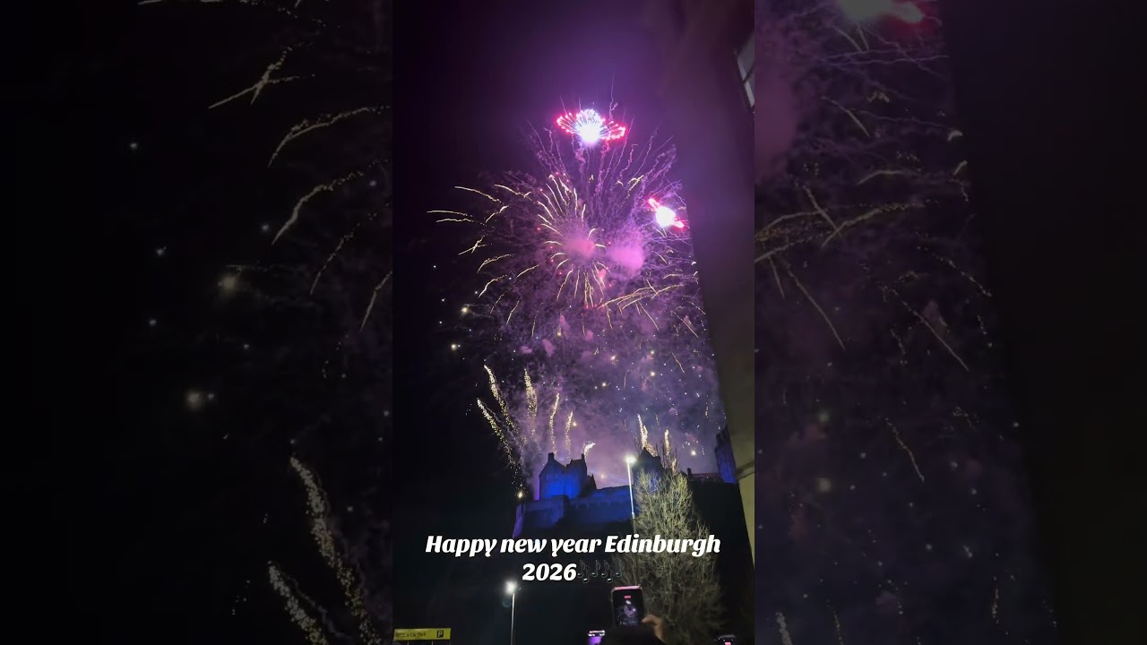 Happy new year Edinburgh 🎶🎶🎶🇬🇧