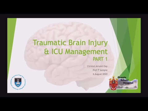 TBI in the ICU by Dr Christel Arnold Day