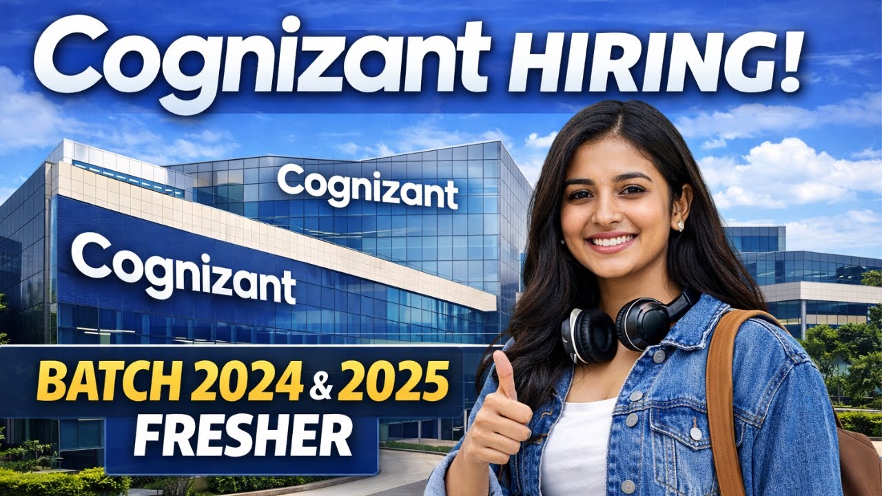 Cognizant Hiring Freshers 2024 & 2025 😍 | No Experience | Apply Now ...