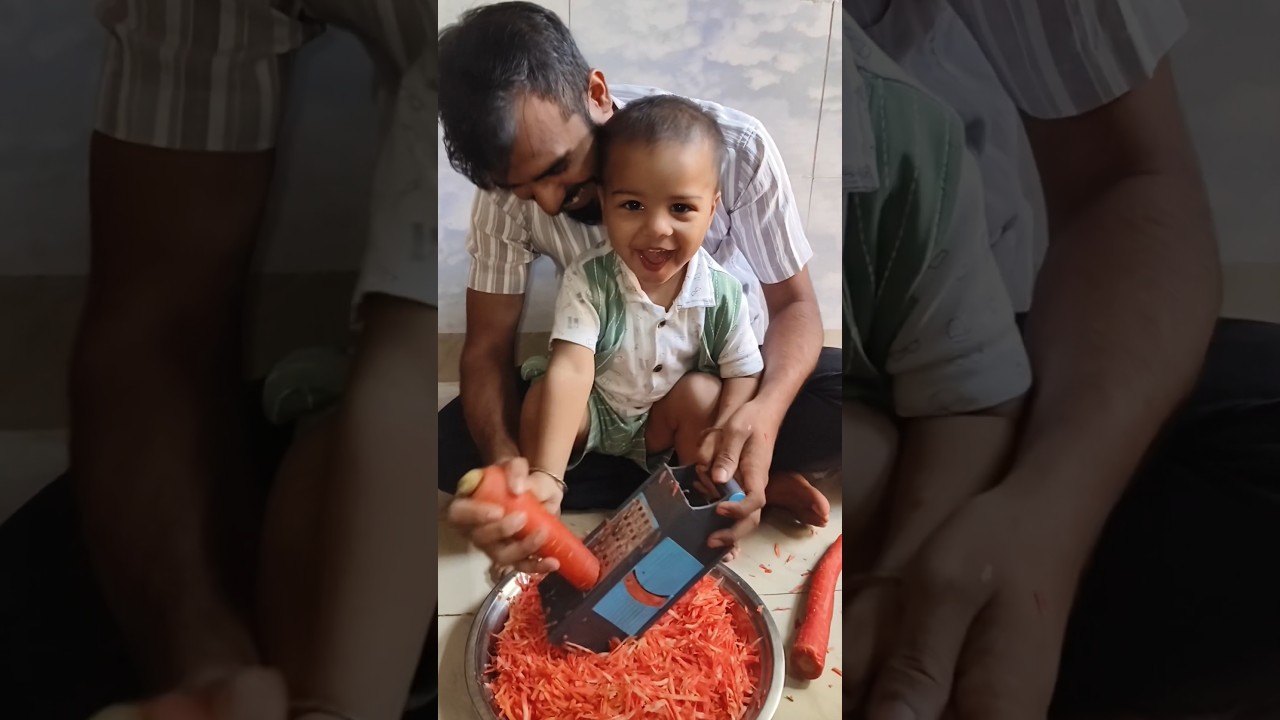 Ghajar Ka Halwa 🍕 with Masti 🍑#food #halwa #shorts #comedy