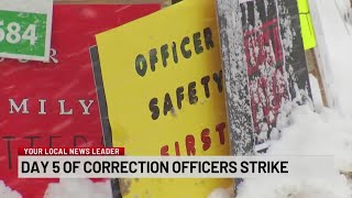 Independent mediator being brought in as correction officer strike reaches fifth day