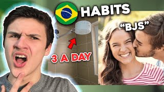 British Guy Reacts to WEIRD BRAZILIAN HABITS ! |🇬🇧UK Reaction