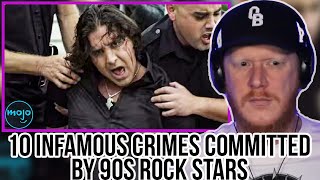 10 Infamous Crimes Committed by 90s Rock Stars | OFFICE BLOKE DAVE