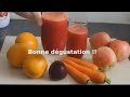 Avez-vous ces 4 fruits et légumes ? 🙏faites ce jus très rafraîchissant et très riche en vitamines🍊🥕🍎