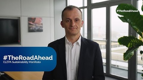 #TheRoadAhead - CLEPA Sustainability Manifesto | Matthias Zink, CLEPA President