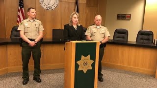 RAW: Authorities announce arrest, warrants in Kelley home invasion