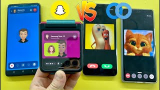 INCOMING OUTGOING CALLS Motorola Razr 40Ultra+Galaxy Note 10 Snapchat & Honor X8a+BlackView Twinme