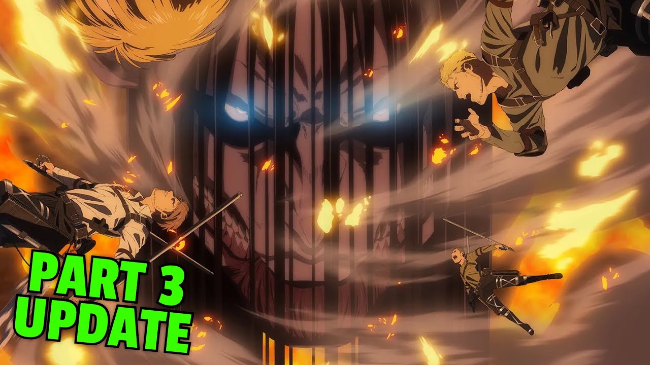 Attack on Titan Temporada 4 Parte 3 - Quando estreia, onde