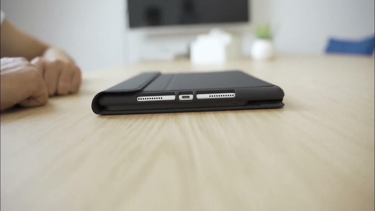 Inateck Tastatur Hülle, abnehmbar, mit Bildschirmabschaltung,QWERTZ